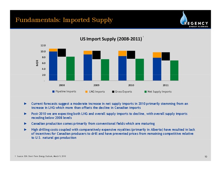 MARCH 2010 INVESTOR PRESENTATION – Regency Energy Partners Lp – slide 9