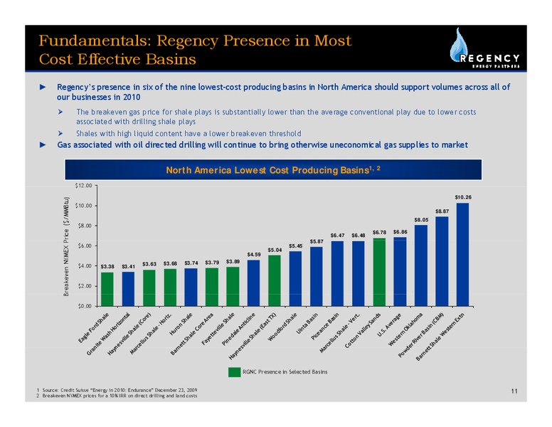 MARCH 2010 INVESTOR PRESENTATION – Regency Energy Partners Lp – slide 10