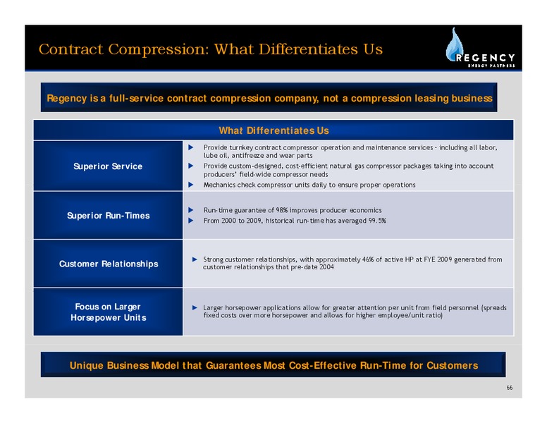 MARCH 2010 INVESTOR PRESENTATION – Regency Energy Partners Lp – slide 65