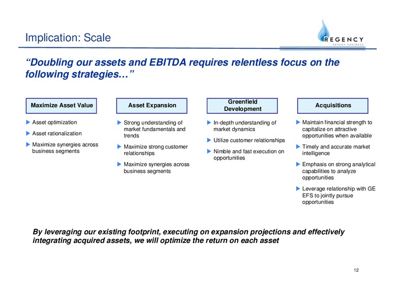 Q1 2008 EARNINGS CALL – Regency Energy Partners Lp – slide 12