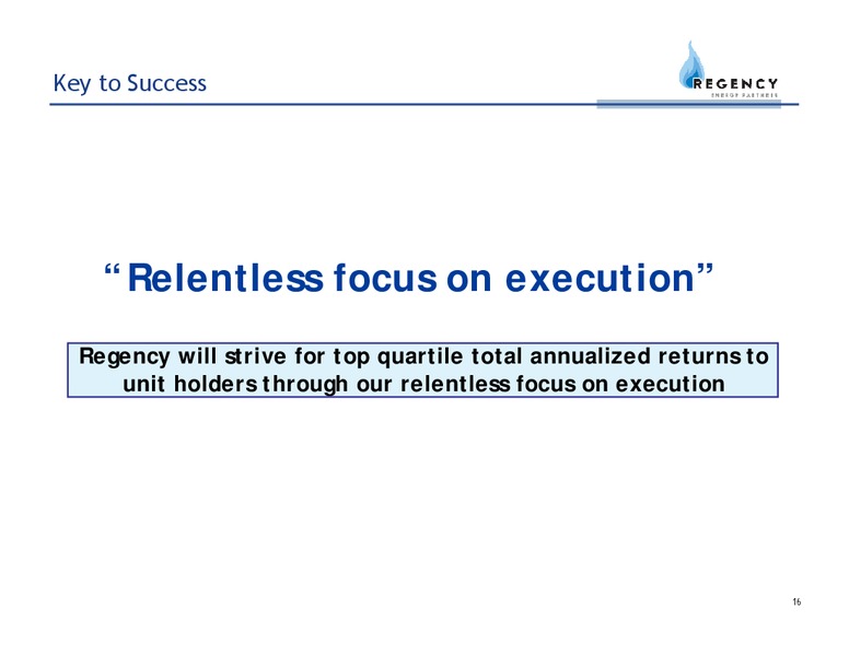 2008 MLP CONFERENCE – Regency Energy Partners Lp – slide 16