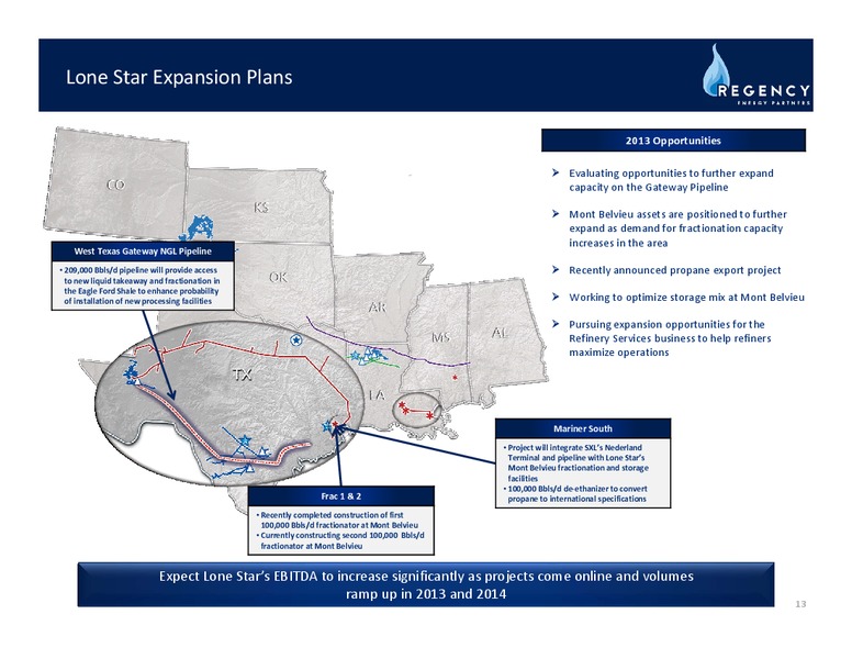 NAPTP MLP INVESTOR CONFERENCE – Regency Energy Partners Lp – slide 12