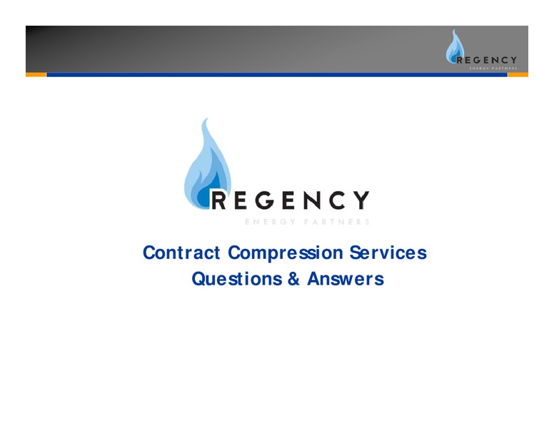 JUNE 2008 INVESTOR DAY PRESENTATION – Regency Energy Partners Lp – slide 57