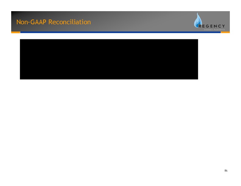 JUNE 2008 INVESTOR DAY PRESENTATION – Regency Energy Partners Lp – slide 86