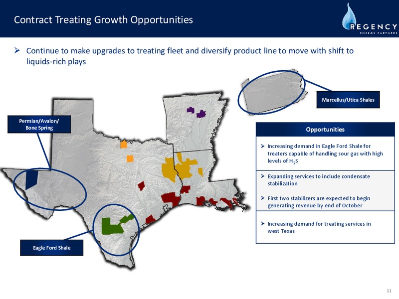 SEPTEMBER 2012 INVESTOR PRESENTATION – Regency Energy Partners Lp – slide 10