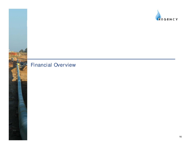 RBC CAPITAL MARKETS MLP CONFERENCE – Regency Energy Partners Lp – slide 16