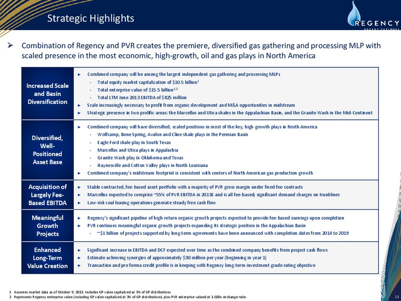 RBC MLP CONFERENCE – Regency Energy Partners Lp – slide 14