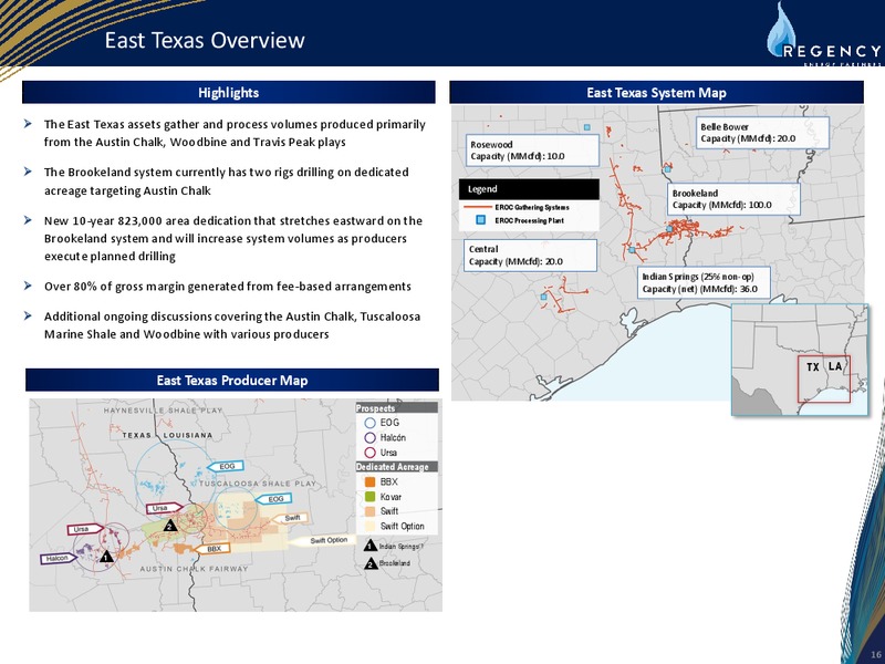 ACQUISITIONS OF MIDSTREAM ASSETS – Regency Energy Partners Lp – slide 15