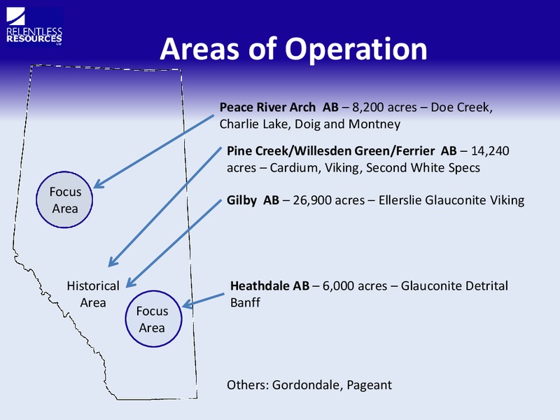 INVESTOR PRESENTATION – Relentless Resources – slide 5