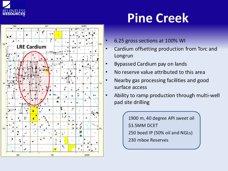 INVESTOR PRESENTATION – Relentless Resources – slide 9