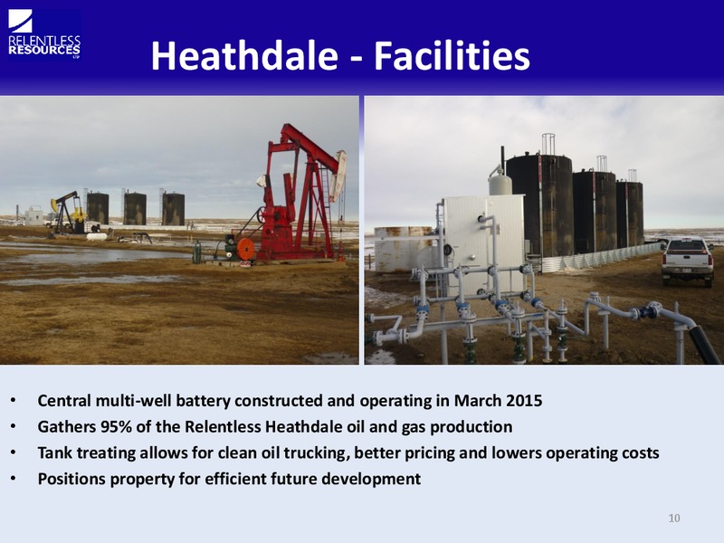 INVESTOR PRESENTATION – Relentless Resources – slide 9