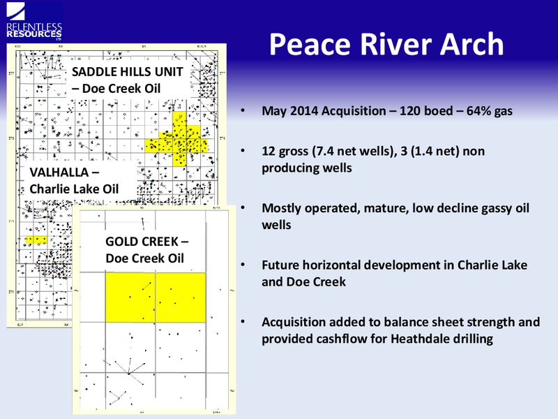 INVESTOR PRESENTATION – Relentless Resources – slide 11