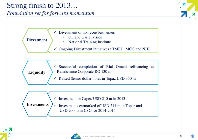 MARCH 2014 INVESTORS & ANALYST MEETING – Renaissance Services – slide 41
