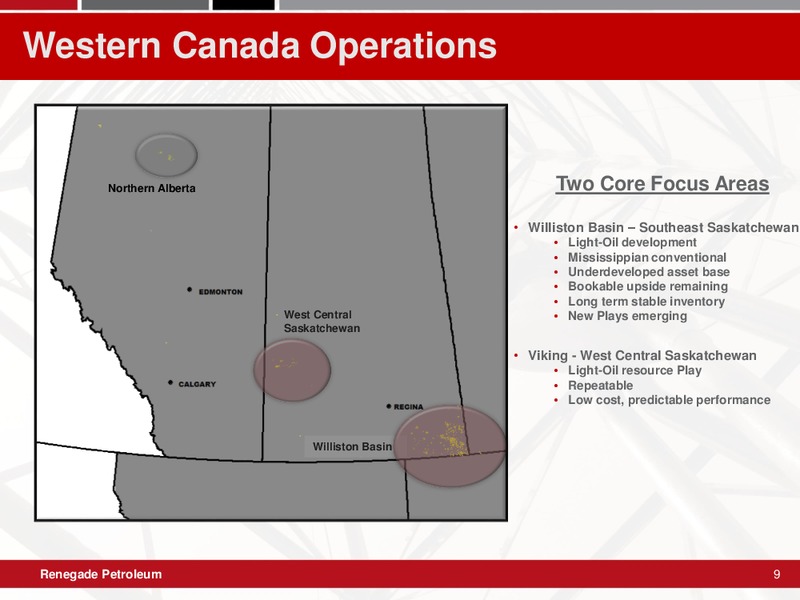 Corporate Preesentation – Renegade Petroleum Ltd. – slide 8