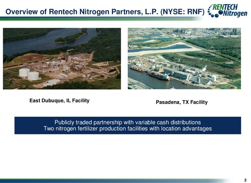 BMO Capital Market – Rentech Nitrogen Partners Lp – slide 2