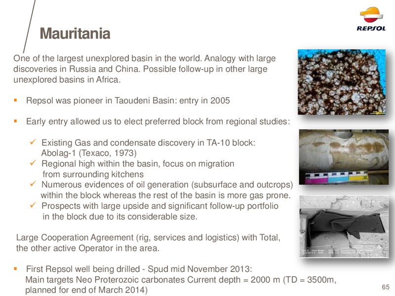 EXPLORATION DAY 2014 – Repsol S.A. – slide 57