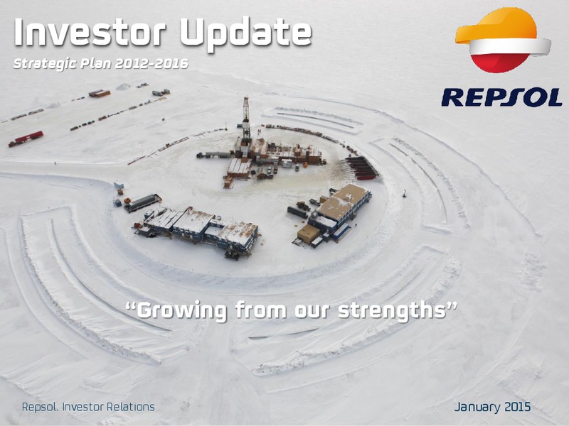 January 2015 Investor Update – Repsol S.A. – slide 1