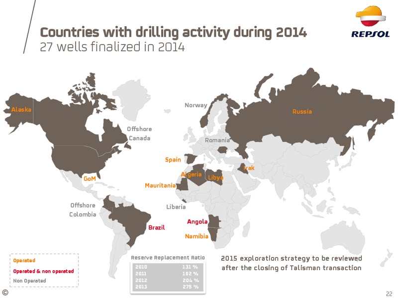 January 2015 Investor Update – Repsol S.A. – slide 17