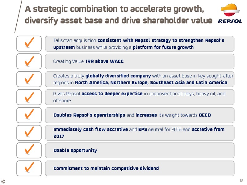 March 2015 INVESTOR UPDATE – Repsol S.A. – slide 14
