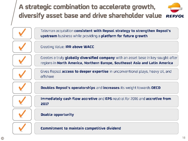 April 2015 Investor Update – Repsol S.A. – slide 14