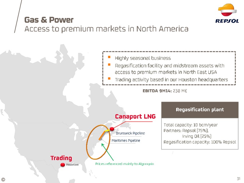 April 2015 Investor Update – Repsol S.A. – slide 25
