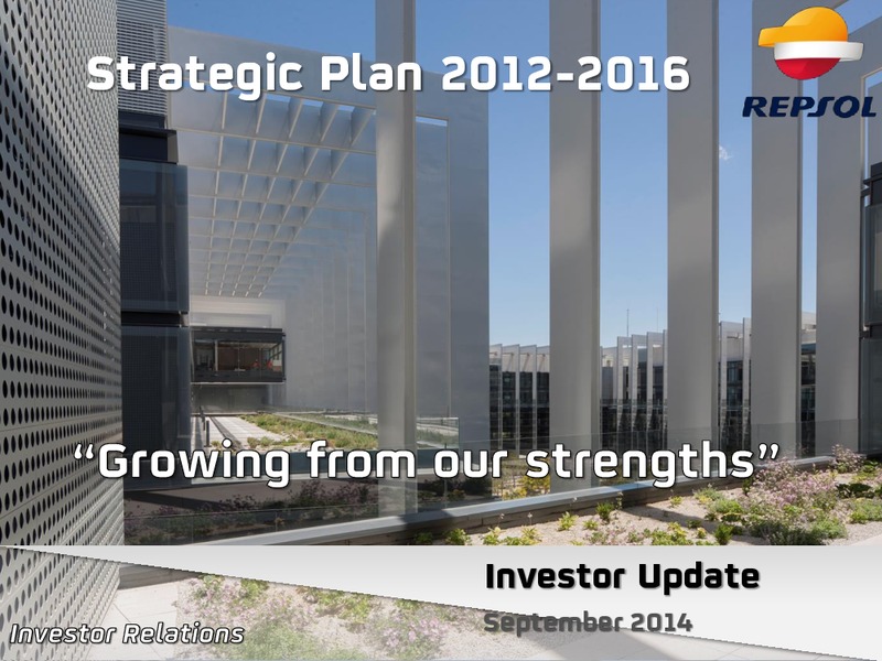 September 2014 Investor Presentation – Repsol S.A. – slide 1