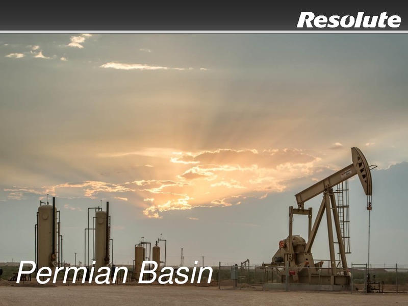 INVESTOR PRESENTATION – Resolute Energy Corp – slide 9