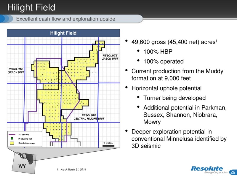 INVESTOR PRESENTATION – Resolute Energy Corp – slide 28