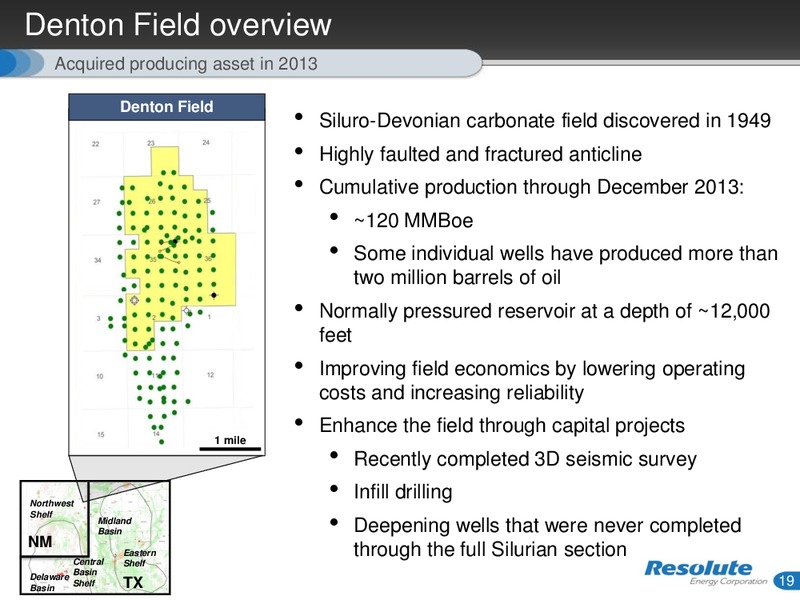 PIVOT TO THE PERMIAN – Resolute Energy Corp – slide 18