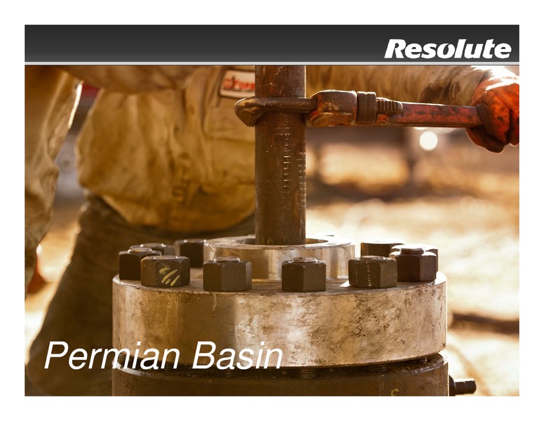 INVESTOR PRESENTATION – Resolute Energy Corp – slide 5