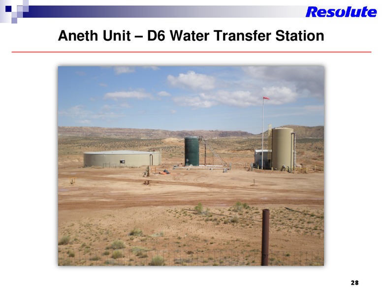 ANNUAL FIELD TOUR – Resolute Energy Corp – slide 28