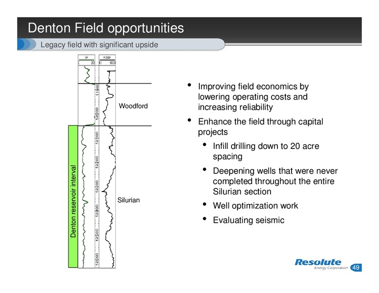 ANALYST DAY – Resolute Energy Corp – slide 48