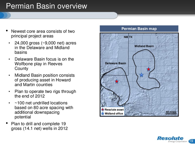 JOHNSON RICE AND COMPANY – Resolute Energy Corp – slide 18