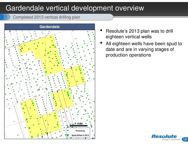 Investor Presentation – Resolute Energy Corp – slide 15