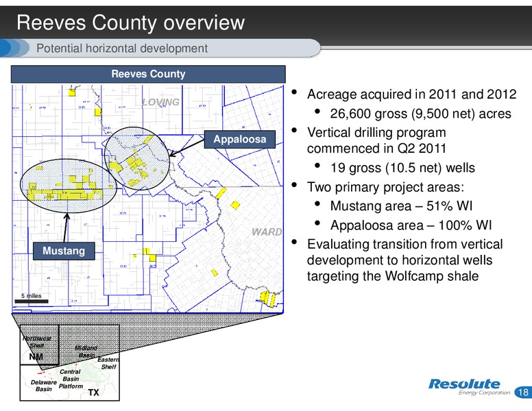 Investor Presentation – Resolute Energy Corp – slide 17