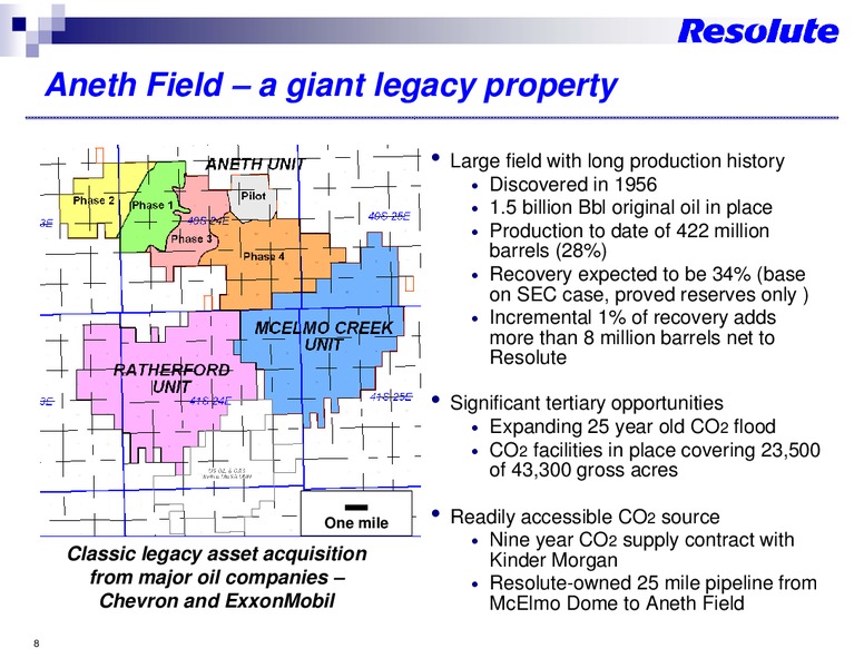 INVESTOR PRESENTATION – Resolute Energy Corp – slide 7