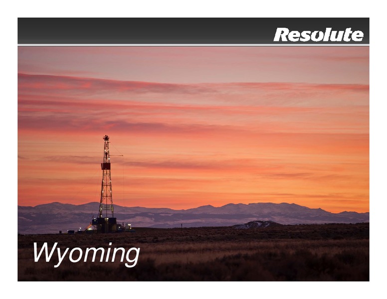 INVESTOR PRESENTATION – Resolute Energy Corp – slide 38