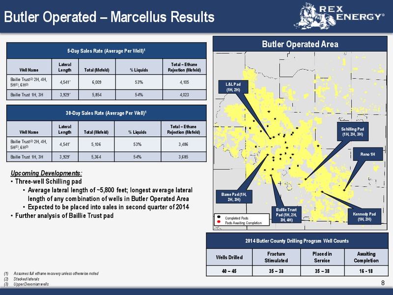 Fourth Quarter & Year End 2013 Conference Call – Rex Energy Corp – slide 7