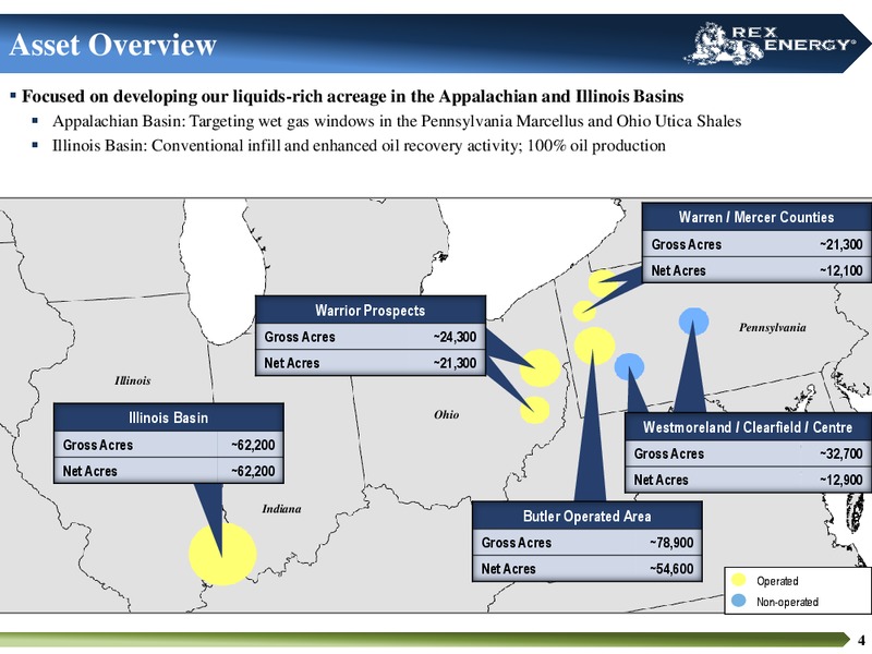 Corporate Presentation – Rex Energy Corp – slide 2