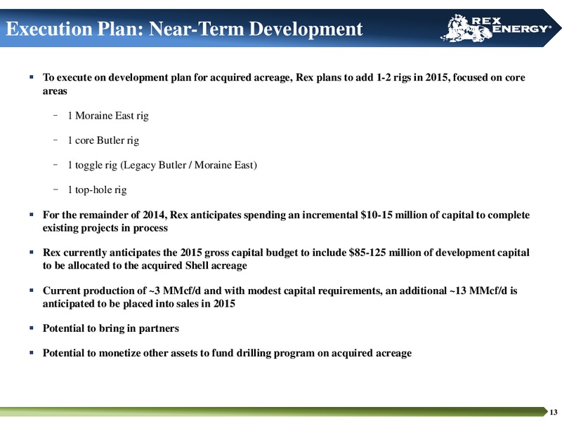 Corporate Presentation – Rex Energy Corp – slide 11