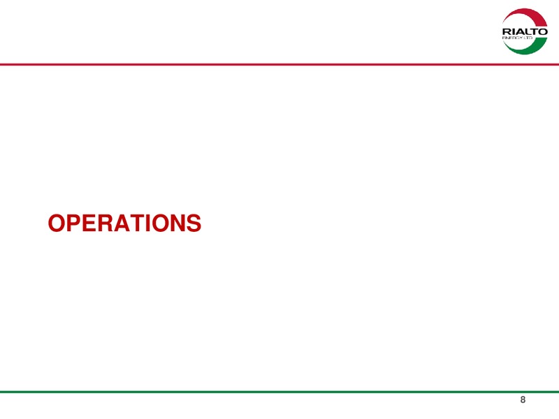 AFRICA OIL AND GAS SUMMIT – Rialto Energy Ltd. – slide 7