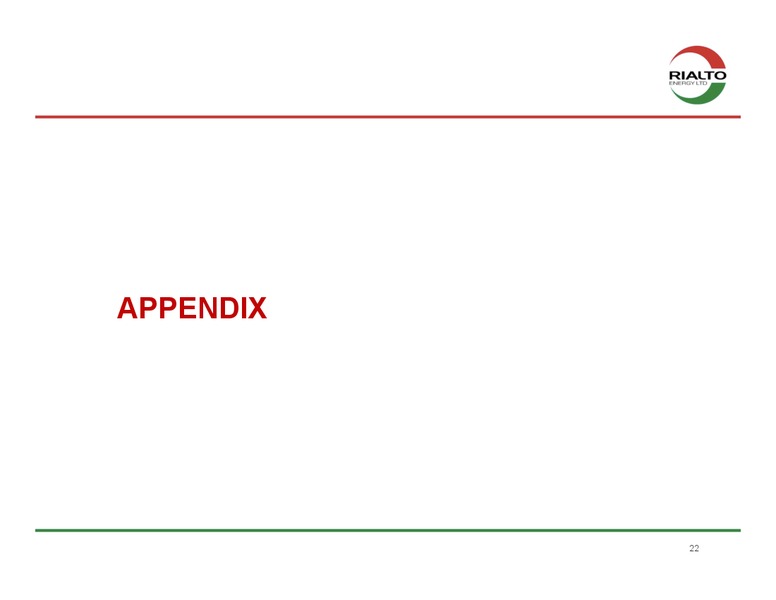 JUNE 2013 INVESTOR PRESENTATION – Rialto Energy Ltd. – slide 19