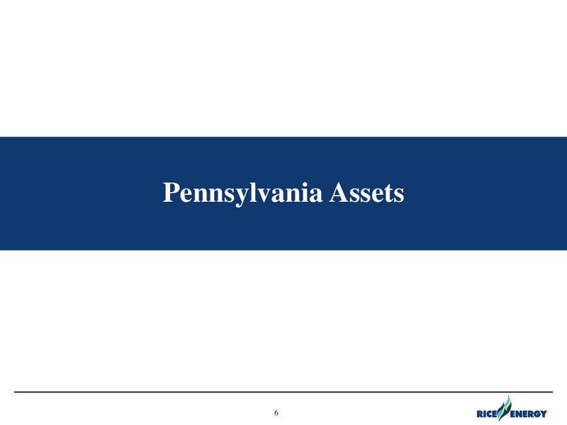 RBC Global Energy and Power Conference – Rice Energy – slide 6