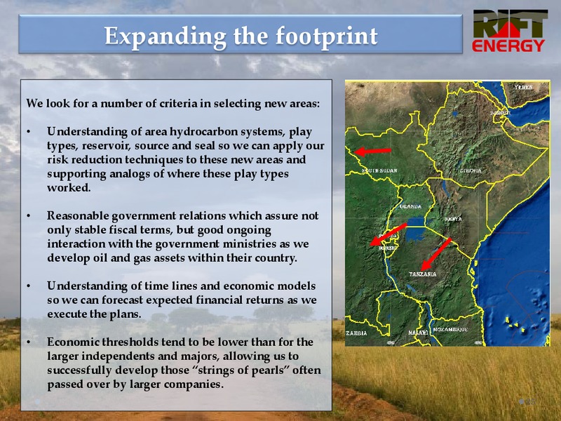 Africa Oil and Gas Conference – Rift Energy Corp – slide 25