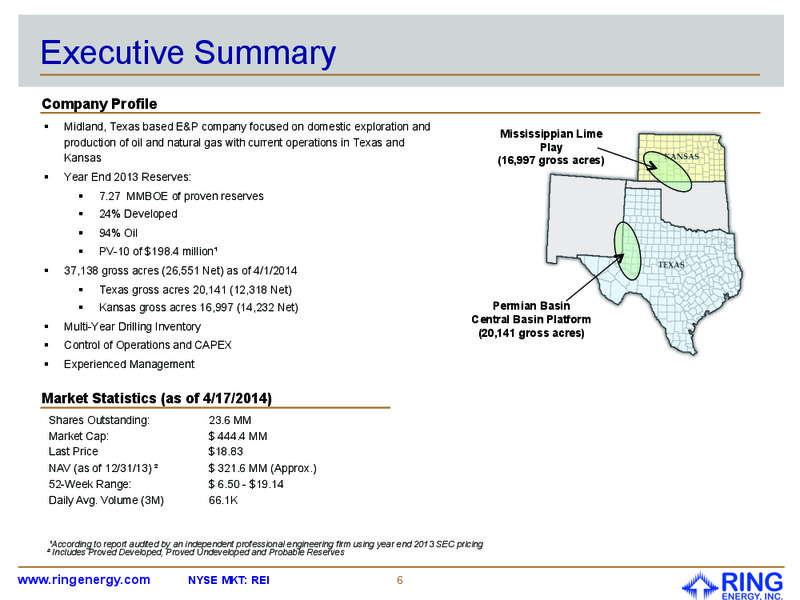 INVESTOR PRESENTATION – Ring Energy Inc. – slide 4
