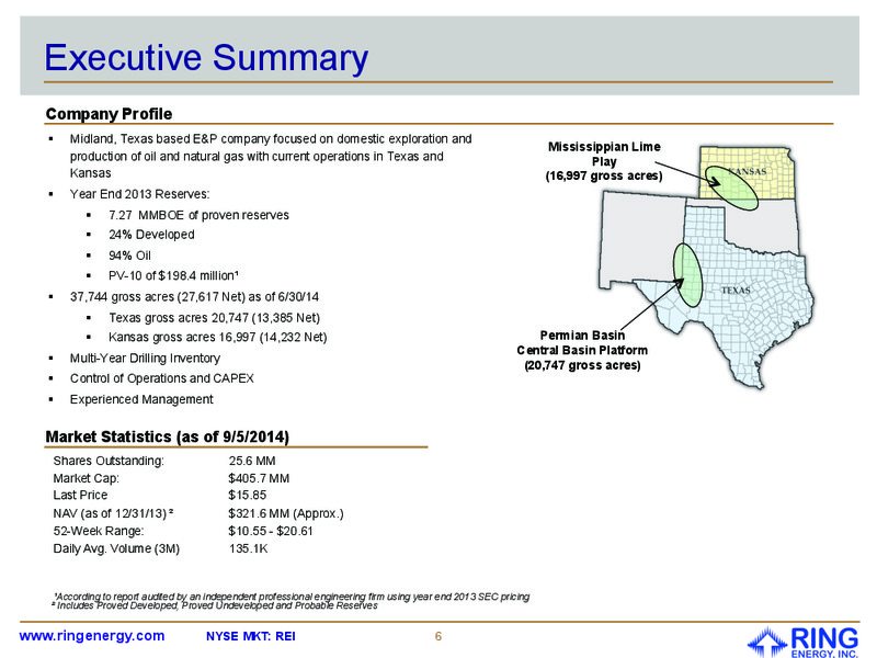 Investor Presentation – Ring Energy Inc. – slide 5