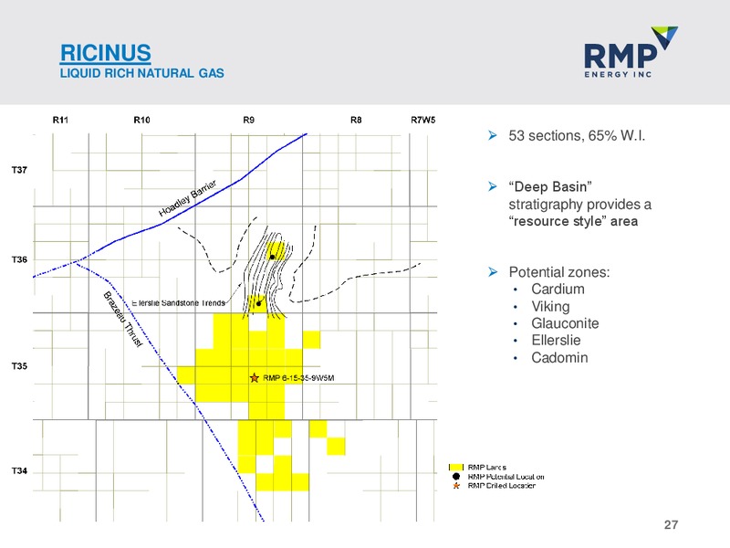 MARCH 2014 CORPORATE PRESENTATION – Rmp Energy Inc. – slide 26