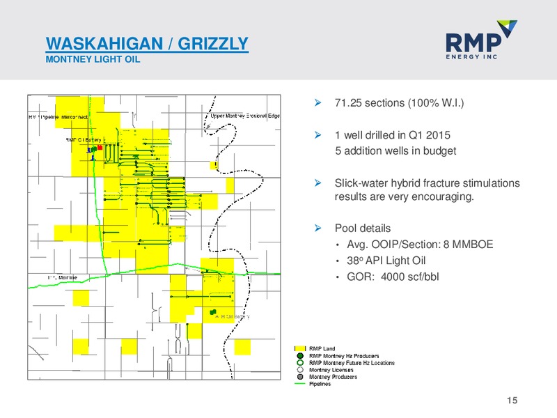 FIRSTENERGY EAST COAST ENERGY CONFERENCE – Rmp Energy Inc. – slide 13
