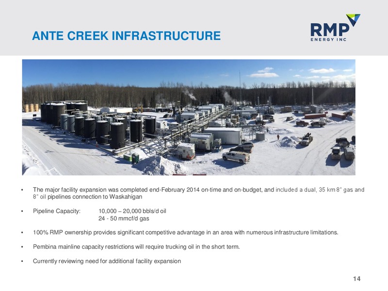 CORPORATE PRESENTATION – Rmp Energy Inc. – slide 13