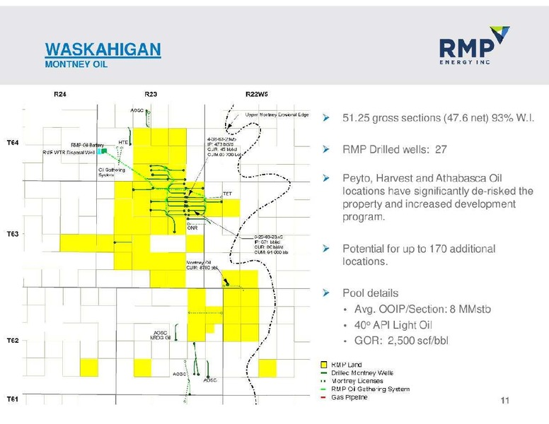 NOVEMBER 2012 CORPORATE PRESENTATION – Rmp Energy Inc. – slide 11